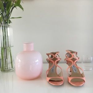 Jimmy Choo Lila Patent Crisscross Sandal